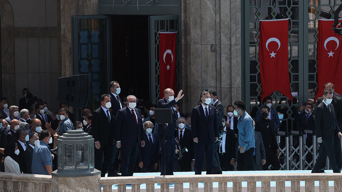  TBMM BAŞKANI ŞENTOP, TAKSİM CAMİİ AÇILIŞ PROGRAMI’NA KATILDI