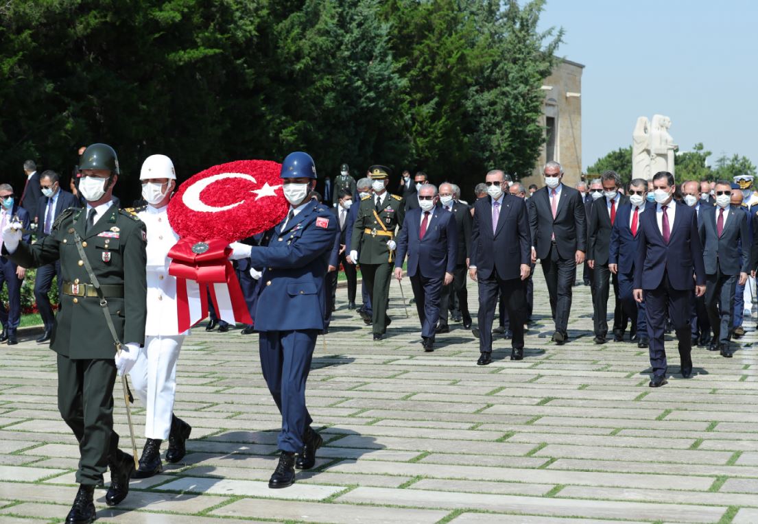  TBMM BAŞKANI ŞENTOP, 30 AĞUSTOS ZAFER BAYRAMI KUTLAMALARI KAPSAMINDA ANITKABİR’DE DÜZENLENEN TÖRENE KATILDI