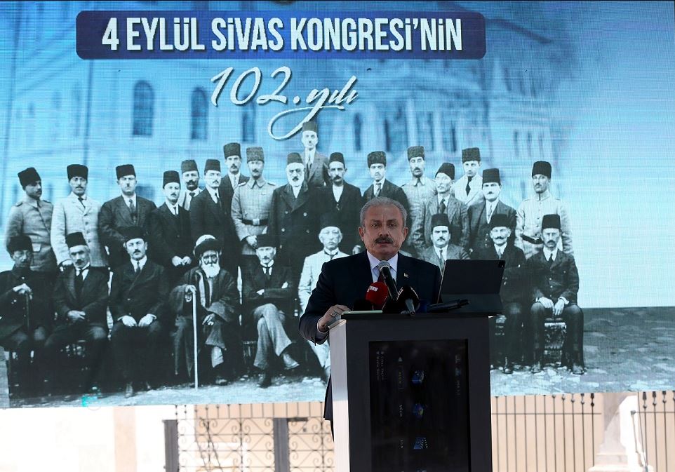  TBMM BAŞKANI SİVAS KONGRESİ’NİN 102. YIL DÖNÜMÜ ETKİNLİKLERİNE KATILDI