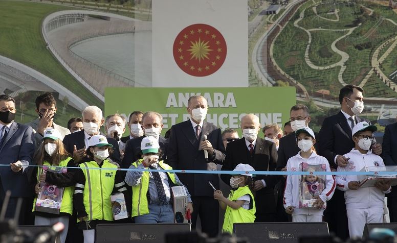  TBMM BAŞKANI ŞENTOP, AKM MİLLET BAHÇESİ’NİN AÇILIŞ MERASİMİNE KATILDI