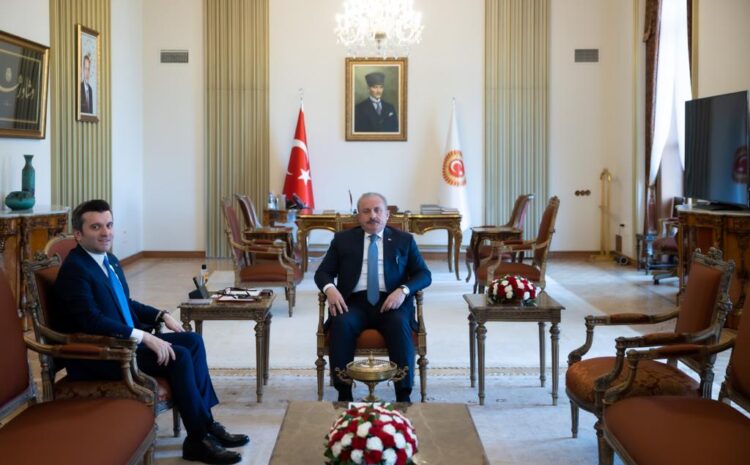  TBMM Başkanı Şentop, Türkiye’nin Hırvatistan büyükelçiliğine atanan Kıran’ı kabul etti