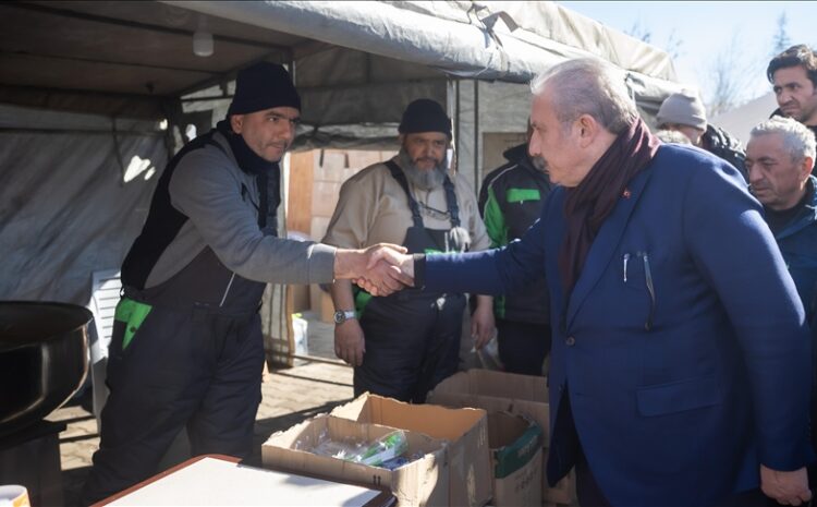  TBMM Başkanı Şentop, Adıyaman ve Kahramanmaraş’ta incelemelerde bulundu