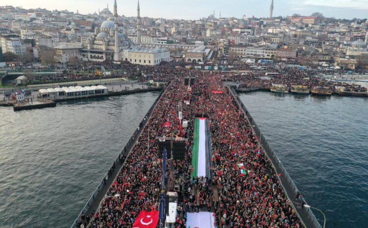 İstanbul’da Filistin için Tek Ses Olduk